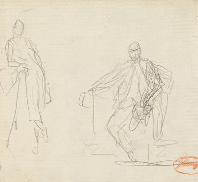 Figure Composition Study 30 by George Romney